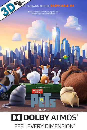 The Secret Life Of Pets 3d Atmos Galaxy 8 Roswell 07 13 2016 Allen Theatres Inc