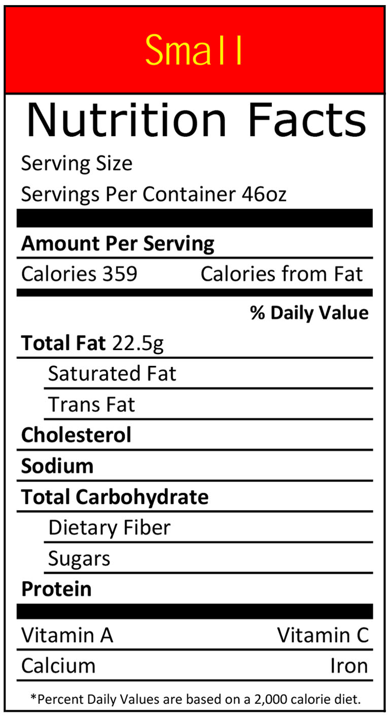 Nutritional Facts Allen Theatres Inc