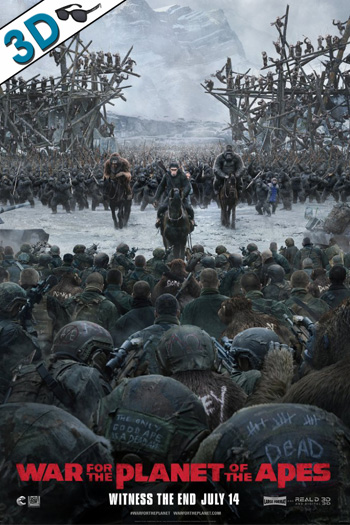 War for the Planet of the Apes 3D